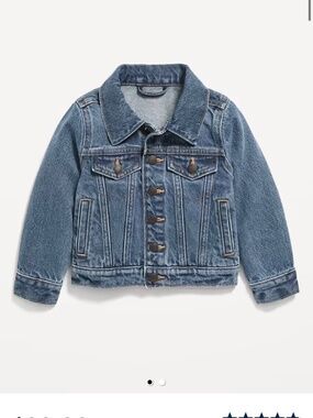 Trucker Jean Jacket for Toddler, Denim Jacket for Baby Boy or baby girl, unisex